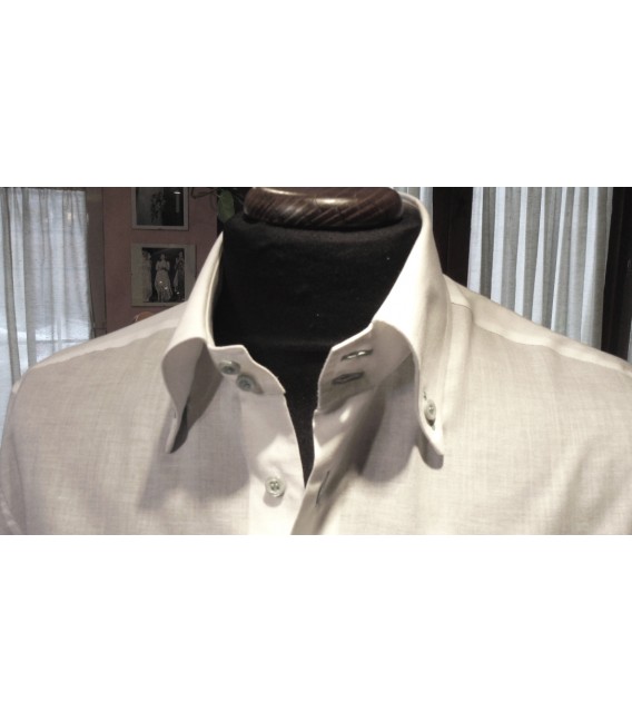 Camicie in cotone Batista camicia personalizzata per abito su misura sartoriale a roma abbigliamento sartoria uomo tessuto in cotone Batista online