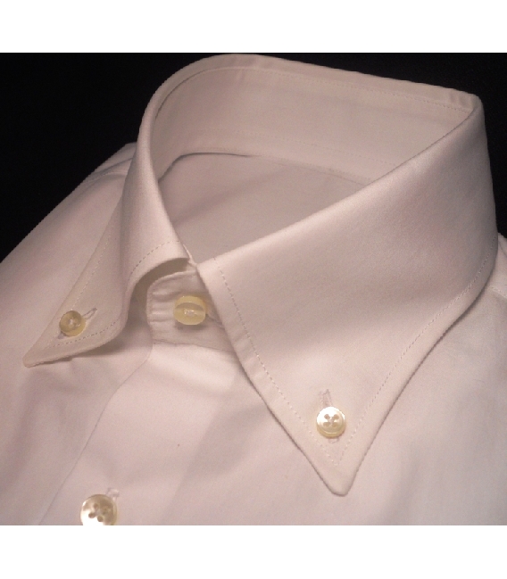 Classic Italian shirt with beveled pocket custom formal suits made in Italy shop product italian atelier elins moda - tailor online - Shirt Classica Italiana Bianco Shine online clothes