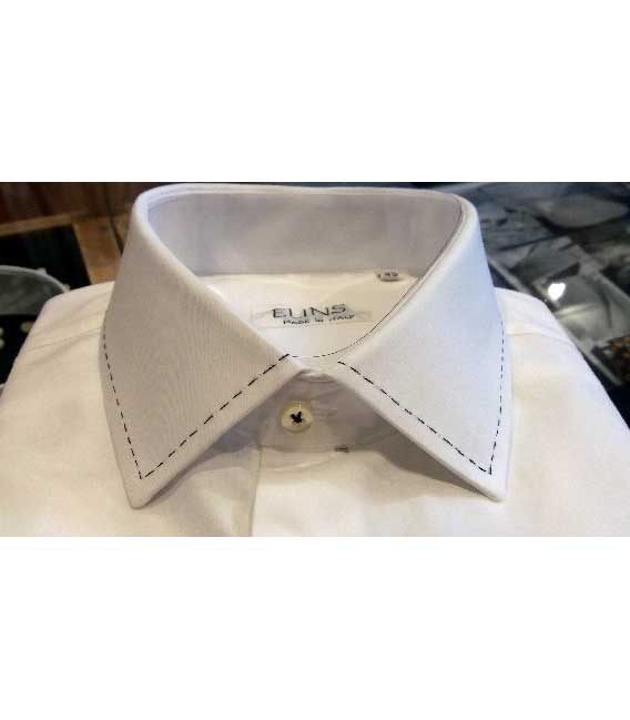 Tailored shirts embroidered by hand Hand-embroidered shirts buy in italy a bespoke shirt online with tailoring embroidery clothing customize in Rome picture-537