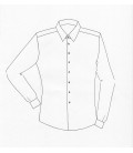 Disegnare camicie personalizzate online. Disegno camicia uomo sartoriale con iniziali. Disegna camicie economiche su misura. Abiti maschili a Roma