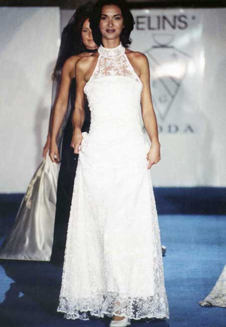 Małżeństwo odzież ślubne Ceremonia ślubna - suknia ceremonie - Suknie sukienka małżeństwo włoskiego krawca. Odzież do szycia krawiectwo na miarę picture-545