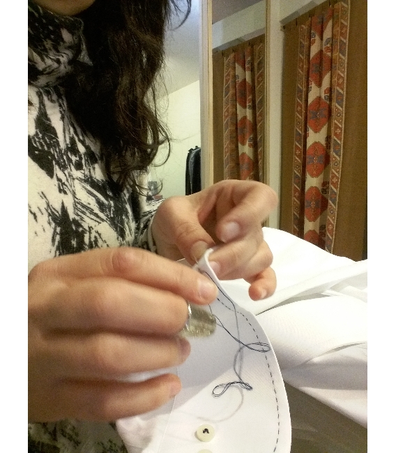 Camicia su misura ricamata a mano elins abito moda uomo sartoria a Roma abiti camicie con lavorazione artigianale ricamate a mano - acquista online