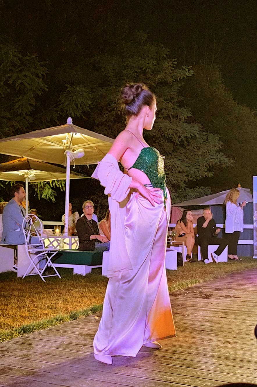 World Top Model Roma - sfilata abiti da Profumo - Elins Moda vestiti da cerimonia donna - completo da sera elegante estivo